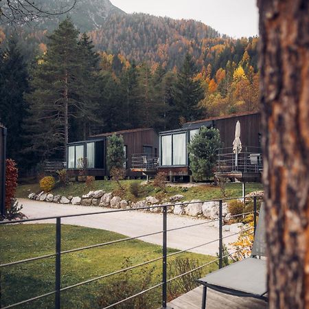Skyview Chalets Am Camping Toblacher See エクステリア 写真