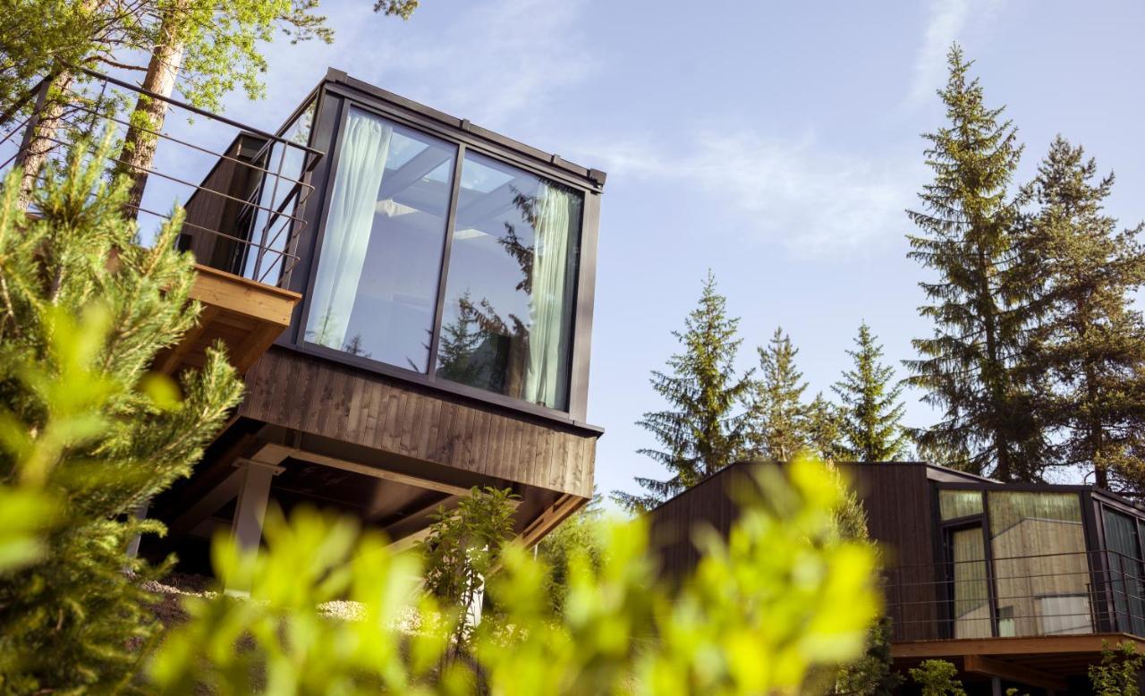 Skyview Chalets Am Camping Toblacher See エクステリア 写真