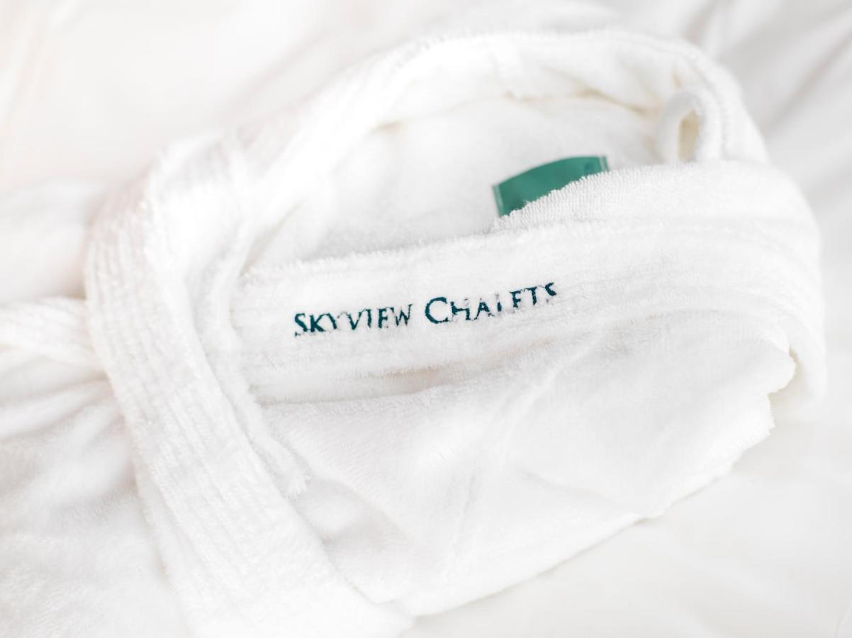 Skyview Chalets Am Camping Toblacher See エクステリア 写真