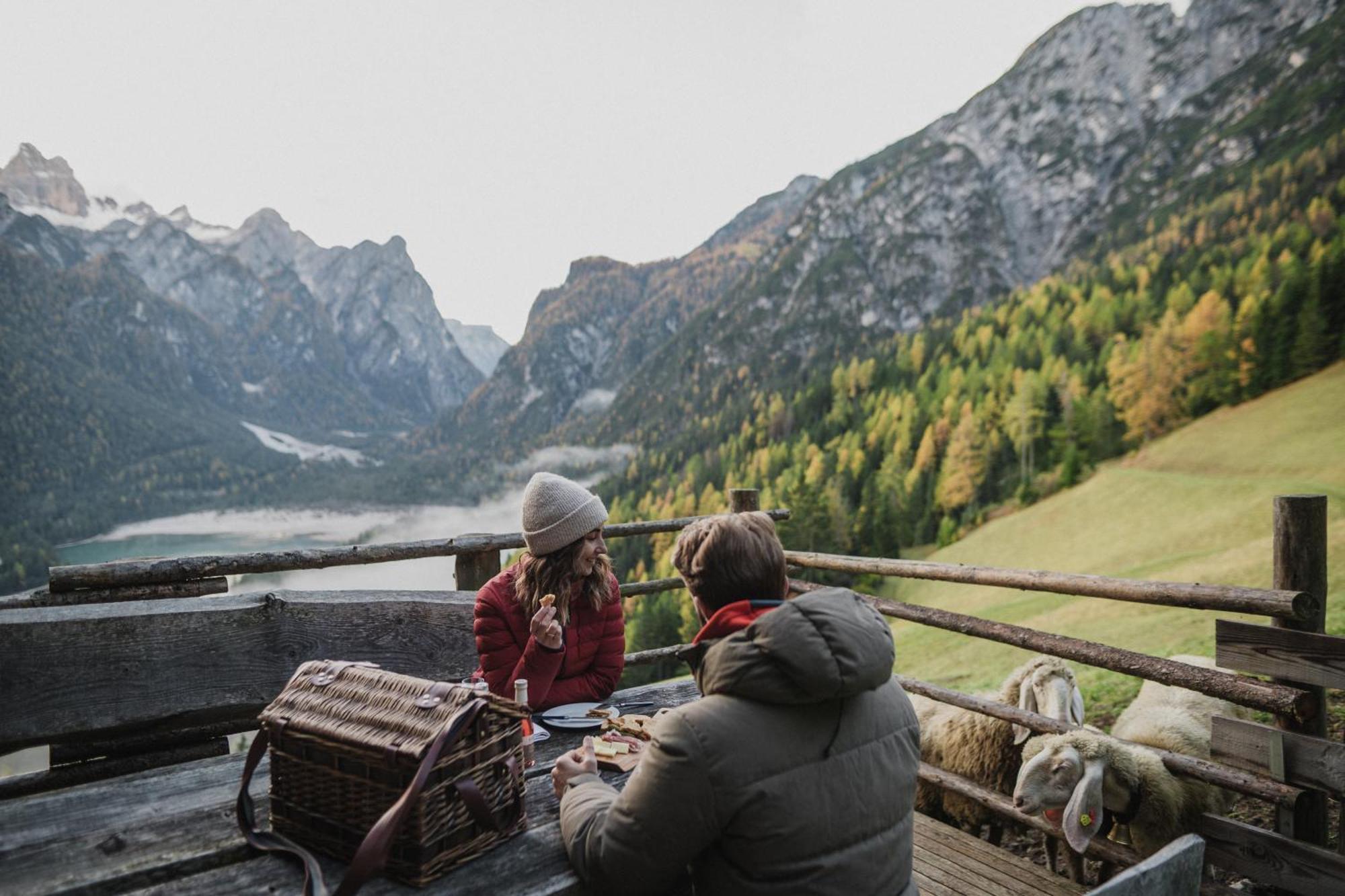 Skyview Chalets Am Camping Toblacher See エクステリア 写真